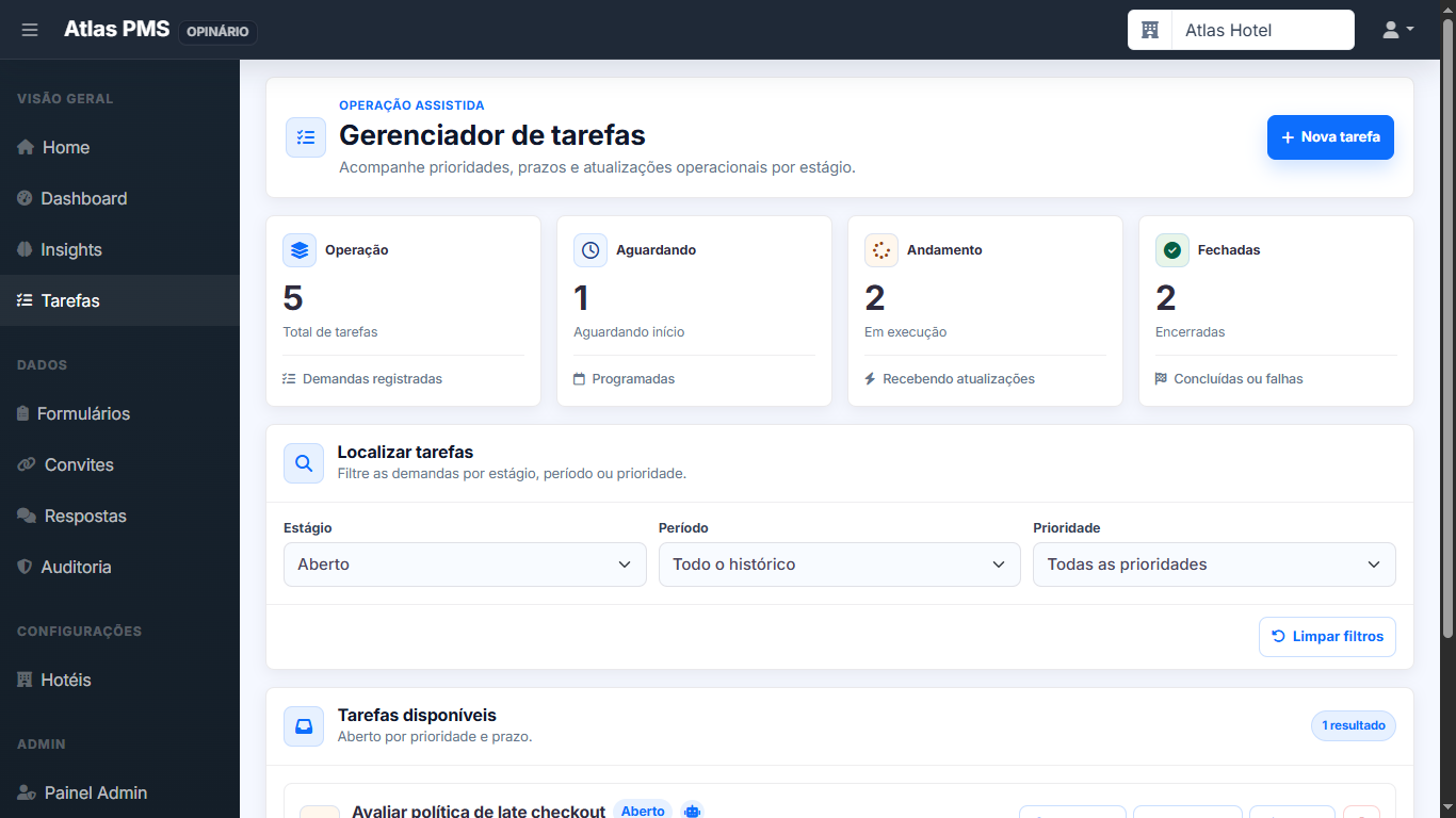 Gerenciador de tarefas